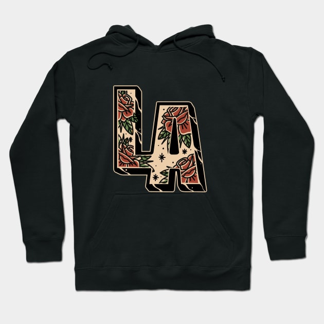 LA old school style Hoodie by ahmad dodi